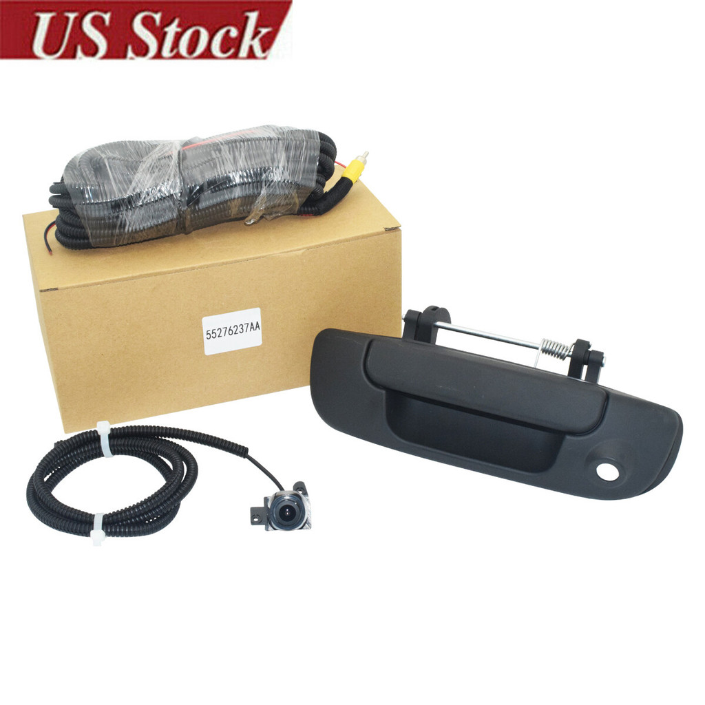 Para Dodge Ram 2002-2008 1500 2500 3500 Alça Da Porta Traseira Com Conjunto De Câmera De Backup