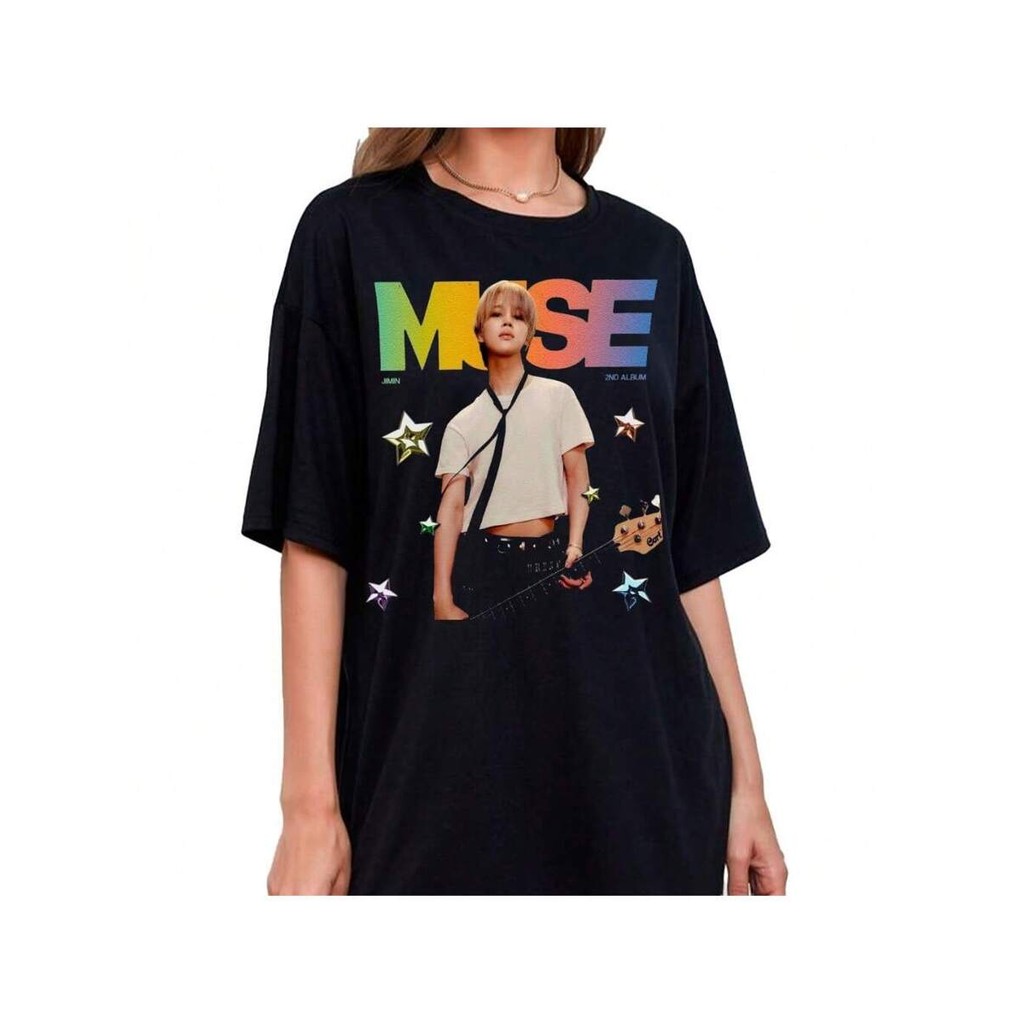 Camisa Jimim Capa Album Muse Grupo Coreano Kpop Vintage Blusa Unissex 100% Algodão Premium