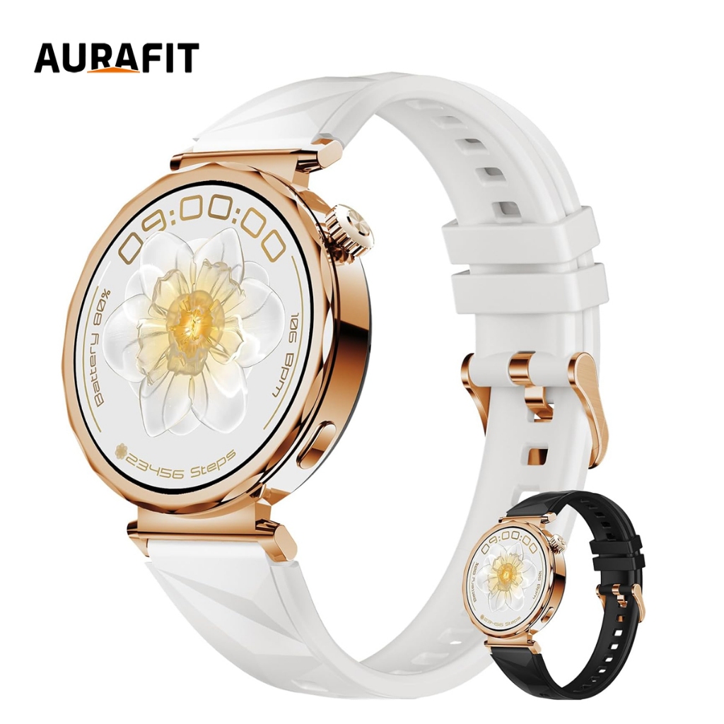 AURAIF ELLA 4: Women's Smart Watch with Multiple Sports Modes,Bluetooth Calls and Customizable Dials