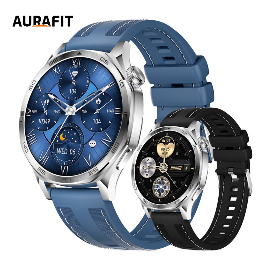 AURAFIT Smartwatch AM29 Bluetooth Call 1.43'' AMOLED Screen Sports Fitness Tracker Heart Rate Watche