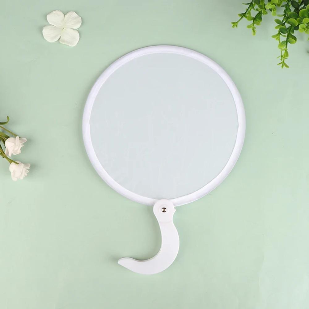 Ventiladores Redondos Dobráveis , Ventilador Em Branco Simples De Plástico De Desempenho Mini Pintura De Decorativo Port