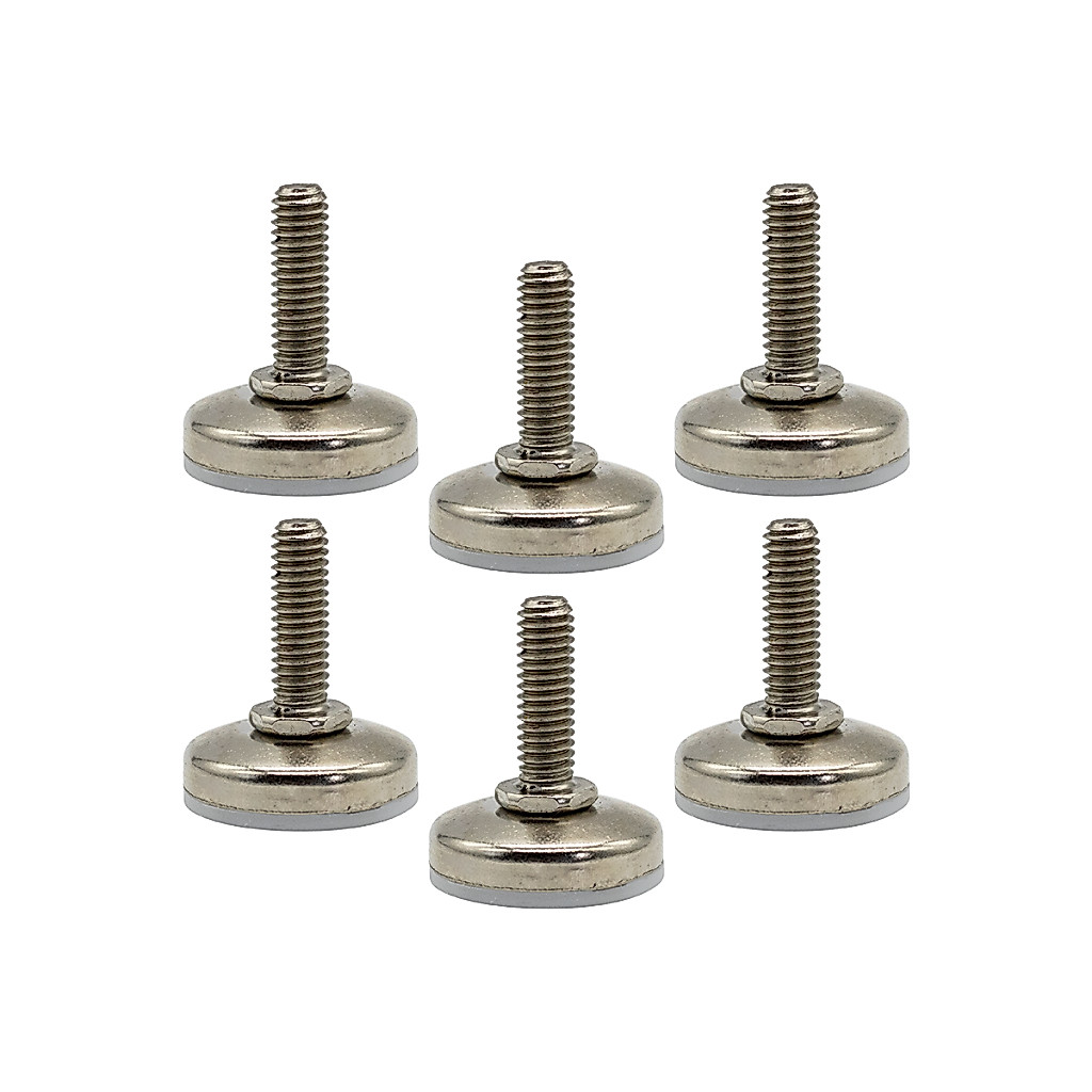 6 Peças Pé Baixo De Cama Box Metal 5/16x1 Movel Armario 35mm