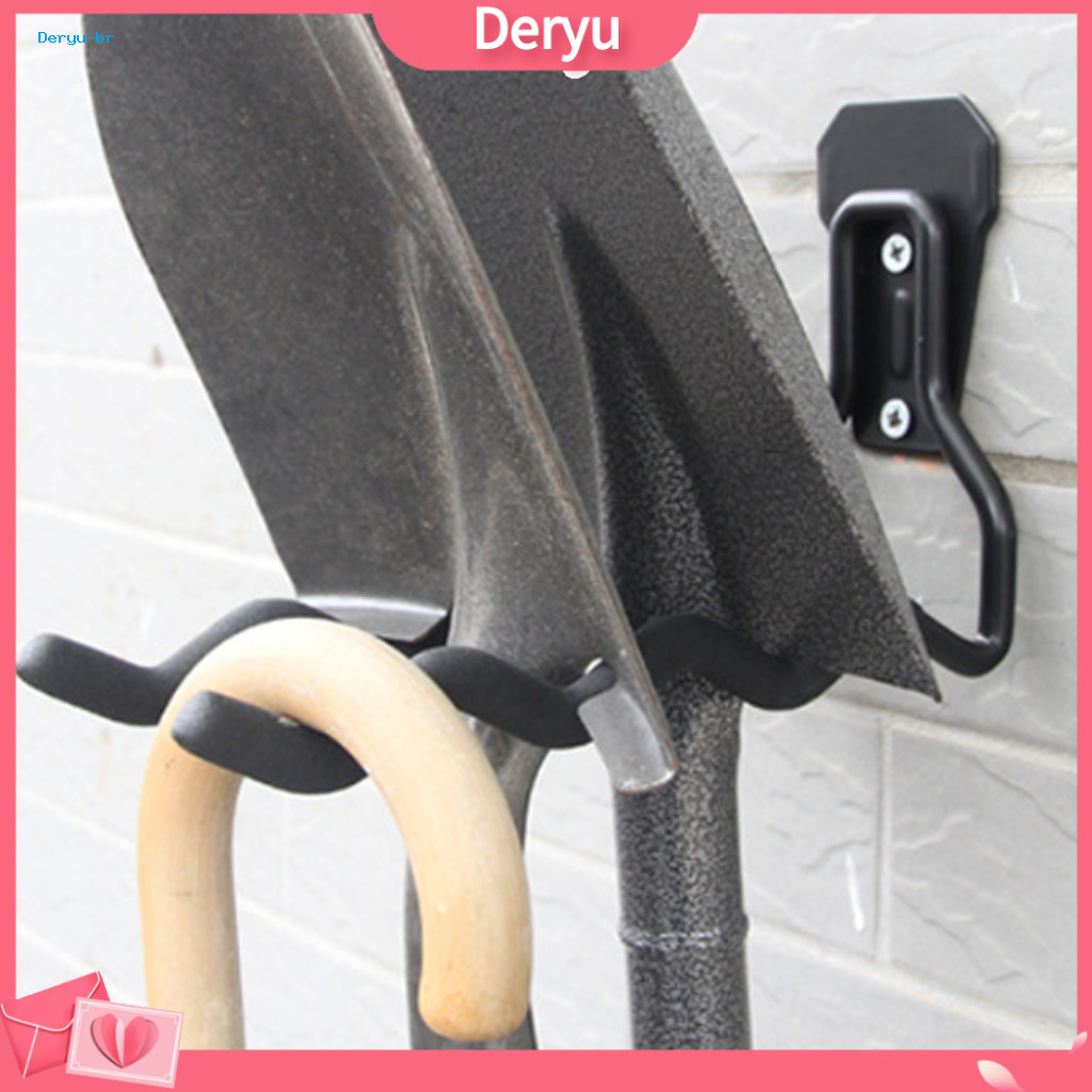 Garage Storage Hooks Garden Hose Hanger Heavy Duty U-shaped Hook Wall Mounted Metal Organizer for Extension Cords Tools
