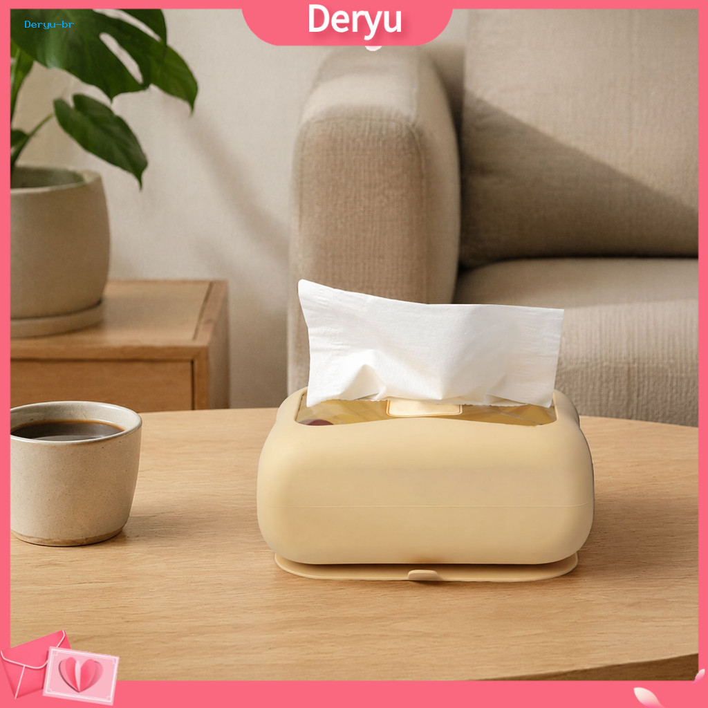 Heavy Duty Suction Dispenser Wall Mounted Tissue Box Wall-mounted Waterproof Silicone Cup Holder – Modern Solid Color
