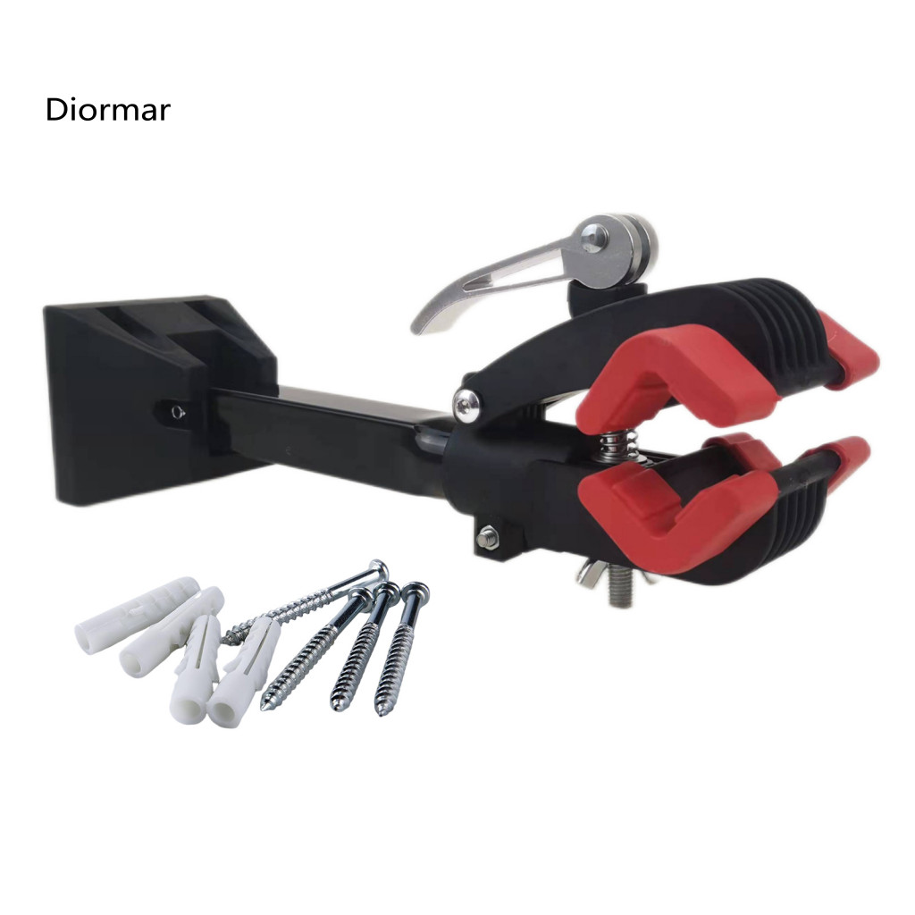Bicycle Rack Wall-mounted Bike Repair Stand Wall Mount Heavy Duty Adjustable Height Sturdy Construction Easy Installatio
