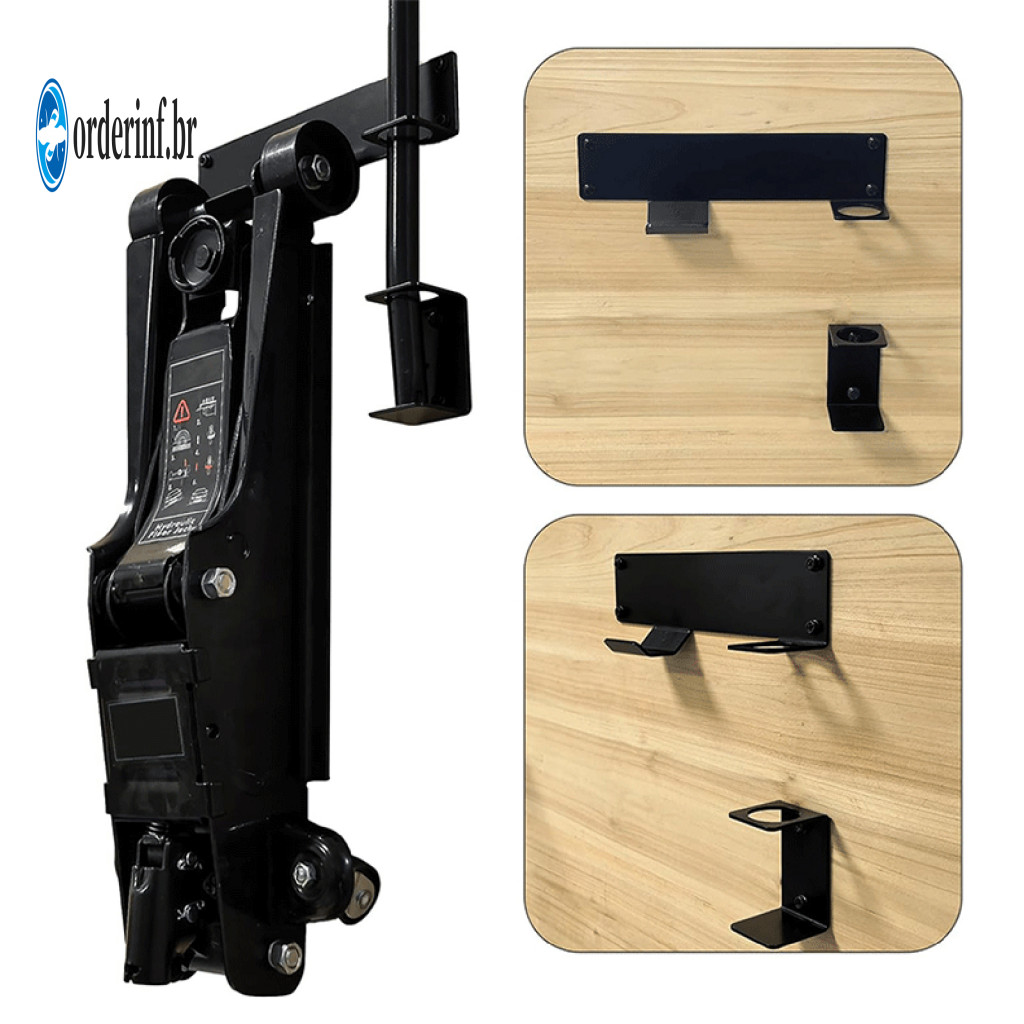 Heavy Duty Jack Hook Universal Heavy-duty Wall Mount Floor Stand Rack Organizer – Strong Load Capacity Easy Installati