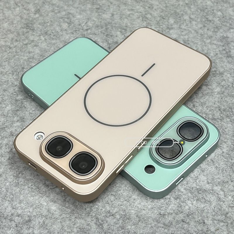 Capa para Telefone iQOO Neo11 Ultra com Acabamento Fosco Colorido, Filme de Lente Integrado, Anel Magnético Fino e Prote
