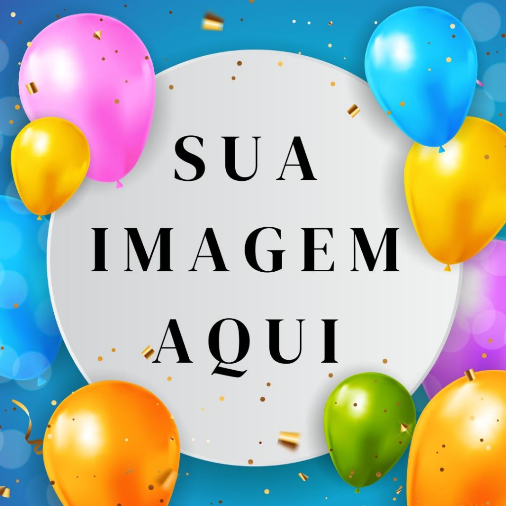 Capa para Painel Redondo 1,50m Personalizada Tecido Sublimado Sua Foto Arte Imagem Aqui Festa Aniversário