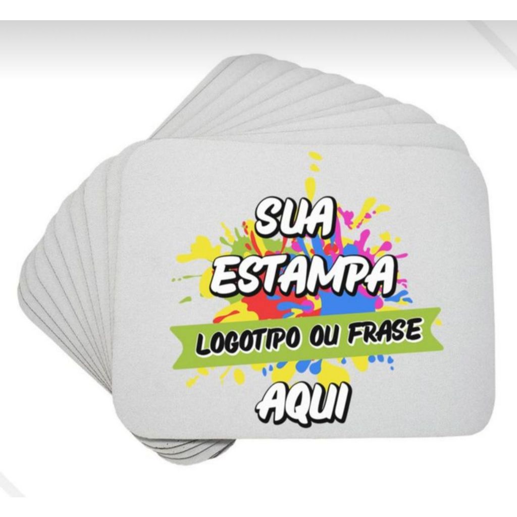 MOUSEPAD PERSONALIZADO SUBLIMADO (COM FOTO E SUA ARTE)