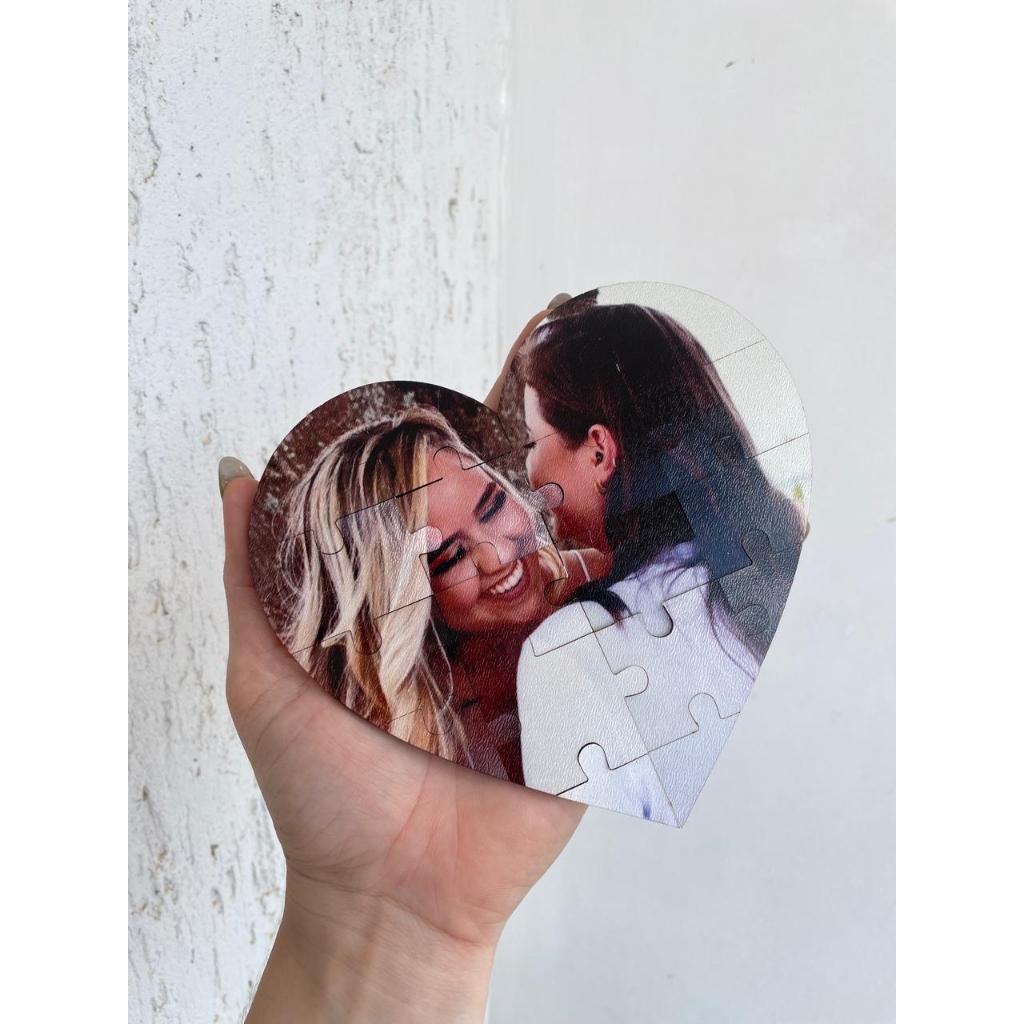 Quebra Cabeça Personalizado com Foto Personagem Logo em MDF Sublimado