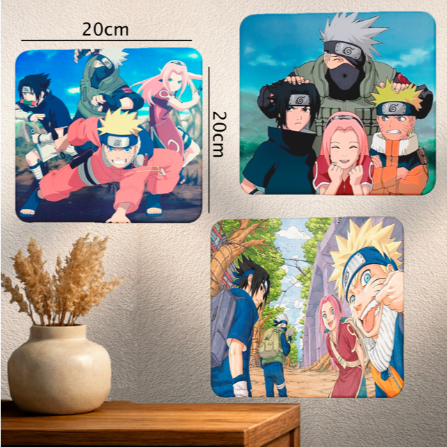NARUTO & SASUKE  | Quadro de Metal Personalizado  |  Sublimado em Alta Definição  |  Decorativo |  Presente Criativo
