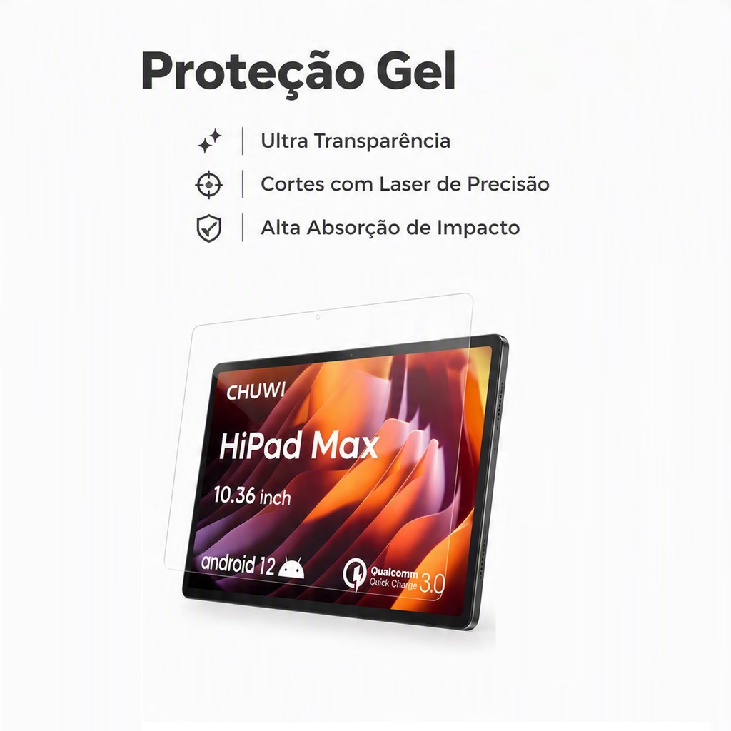 Película De Hydrogel Fleivel Para tablet Chuwi HiPad Max (10.36