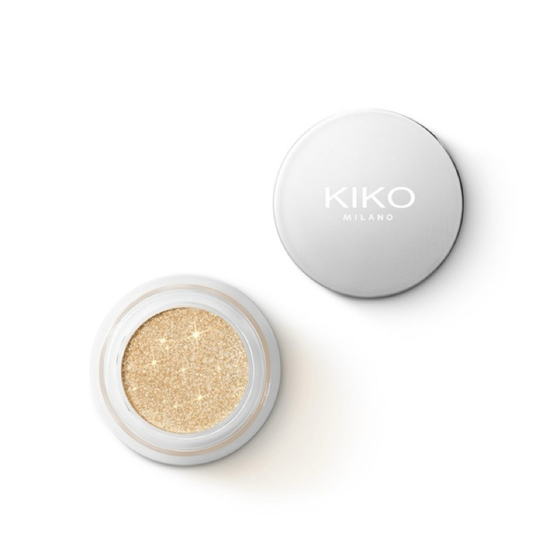 sombra brilhosa Kiko Milano Blue Me 02 Golden Sand