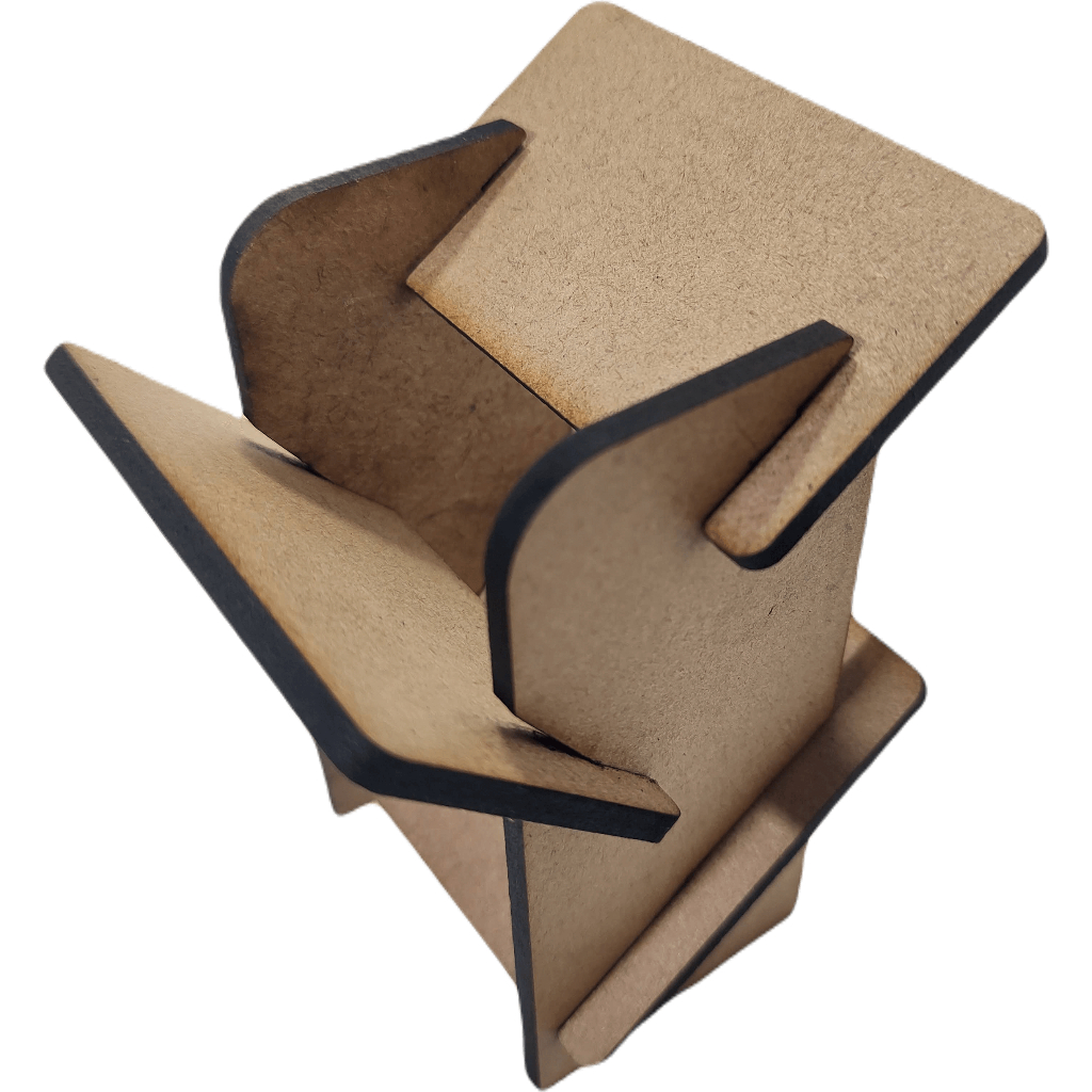 Mini torre de dados desmontavel em MDF