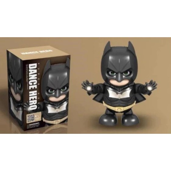 Boneco Batman Articulado Som Luz Movimento Dance Hero DC Marvel Liga da Justiça