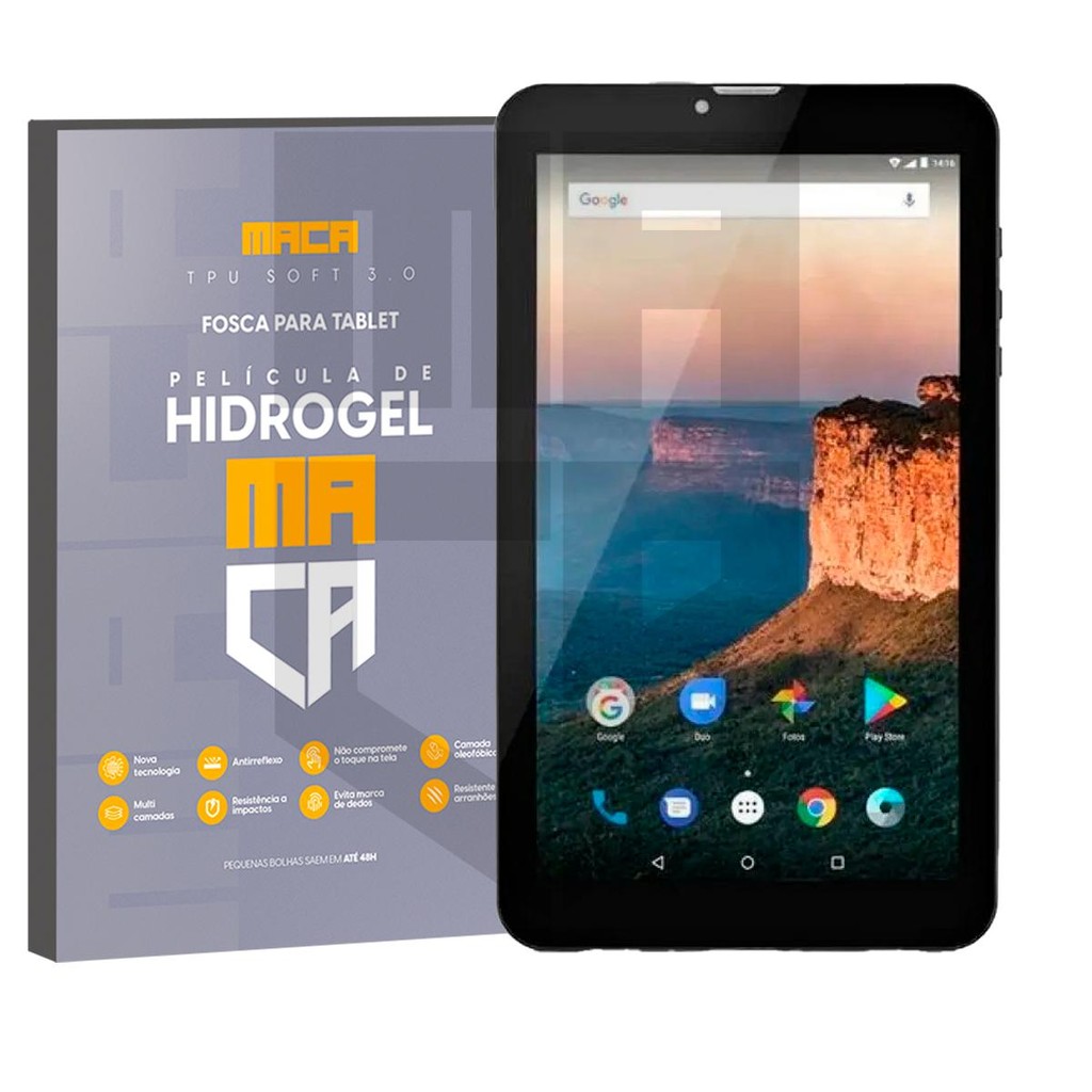 Película Hidrogel Tablet Multilaser M7 3g Plus Hd Ou Fosca