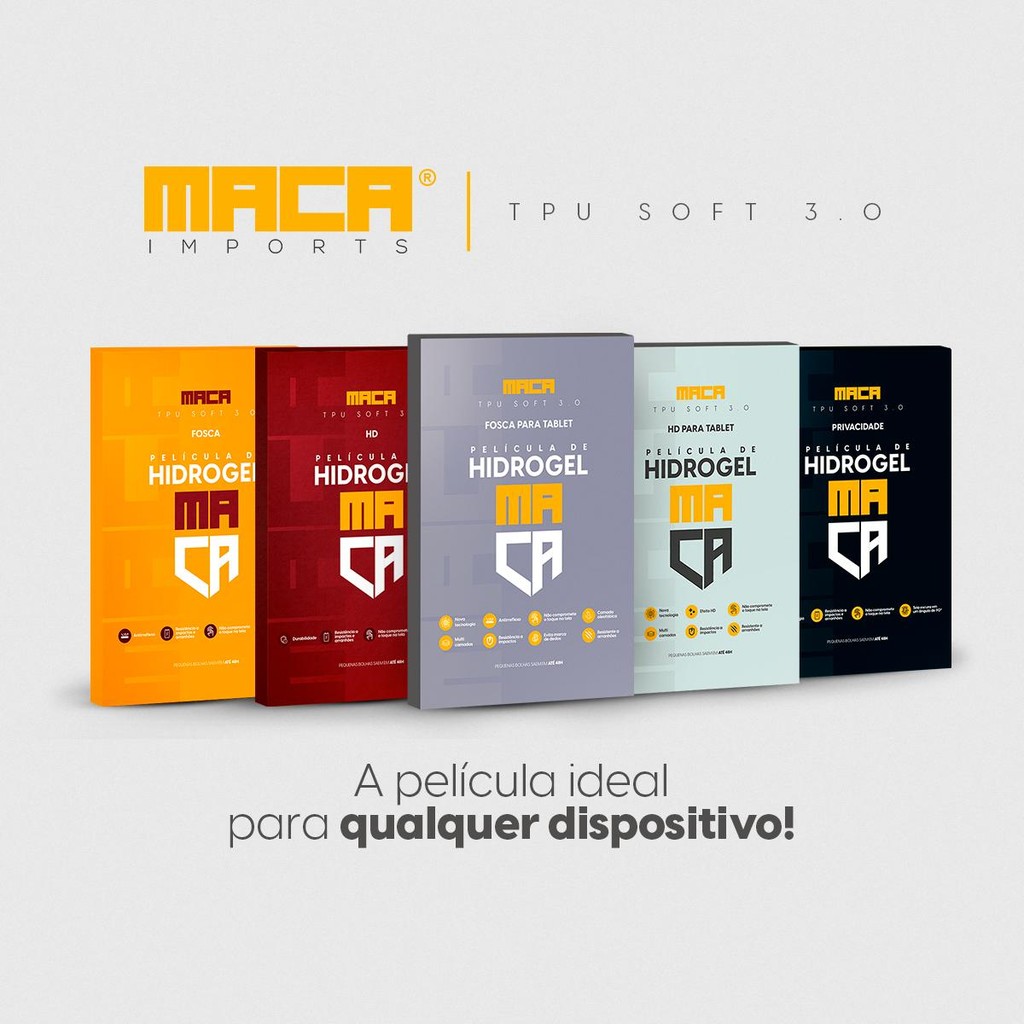 Película Hidrogel Tablet Multilaser M7 3G HD ou Fosca