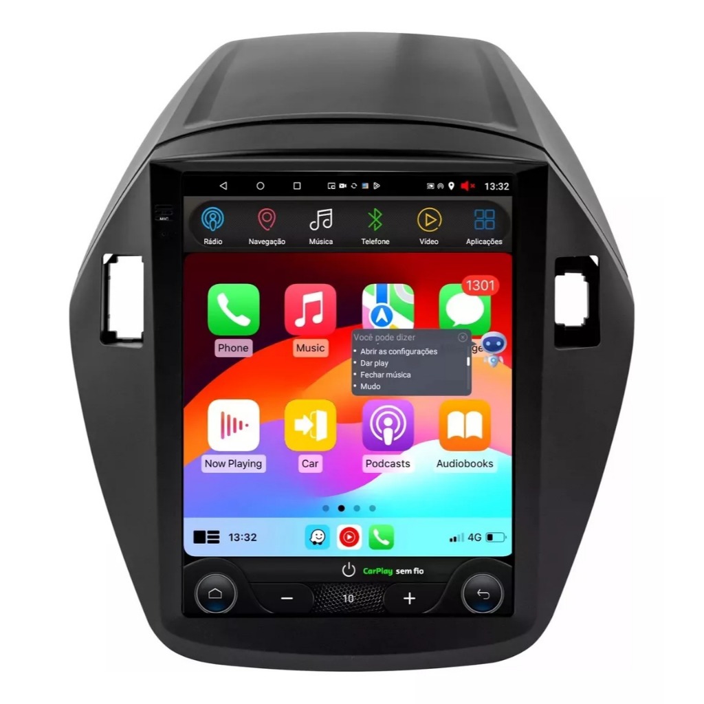 Multimidia 9.7 Polegadas Tesla Hyundai Ix35 2010 á 2022 Android Carplay Wi-fi