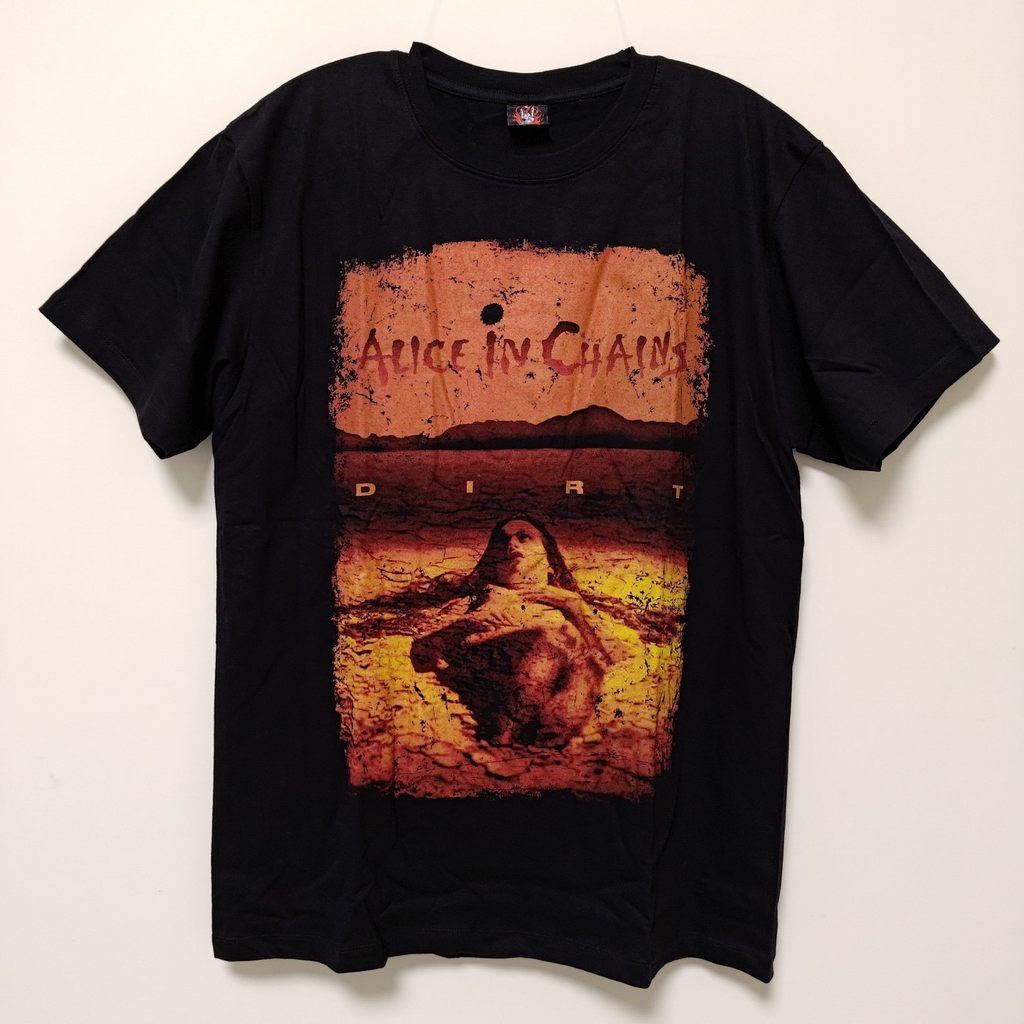 Music.Soul Camiseta Unissex Alice In Chains Dirt Grunge Rock Band Algodão Confortável Estilosa Retrô Casual
