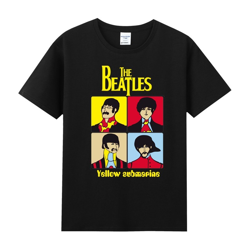 Music Soul Camiseta Unissex Beatles John Lennon Rock Band Retrô Estampa Confortável Estilosa Atemporal Moda Alternativa