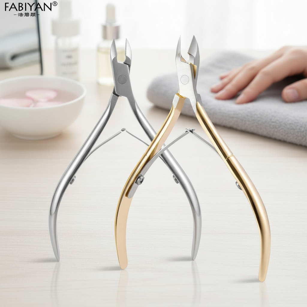 Alicate profissional para cutículas para pele morta e dura, cortador de unhas de aço inoxidável, ferramenta de manicure