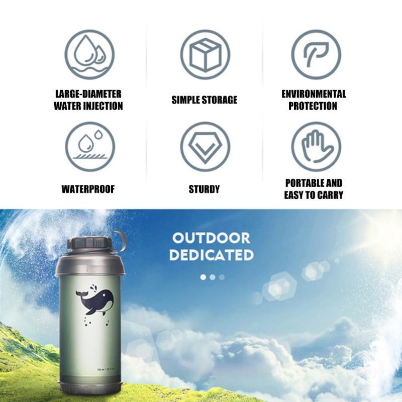 yyooml Garrafa Esportiva Para Treino Fitness Outdoor Reusing Squeeze Bike Water Bottle