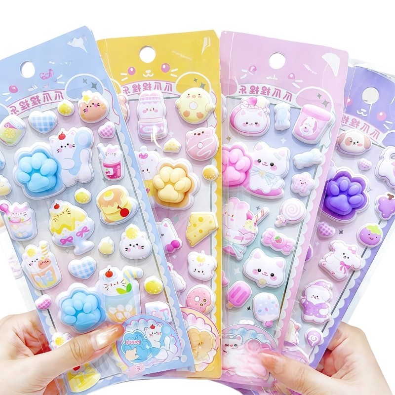 FQMM Reusing Pequenos Patches Para Garrafa Notebook Scrapbooking Bonito Adesivo 3D