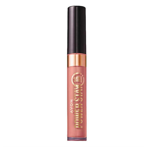 Batom Liquido Nude Caramelito (Antigo Caramelito) Avon Power Stay Longa Duração 16 horas 6 ml Matte