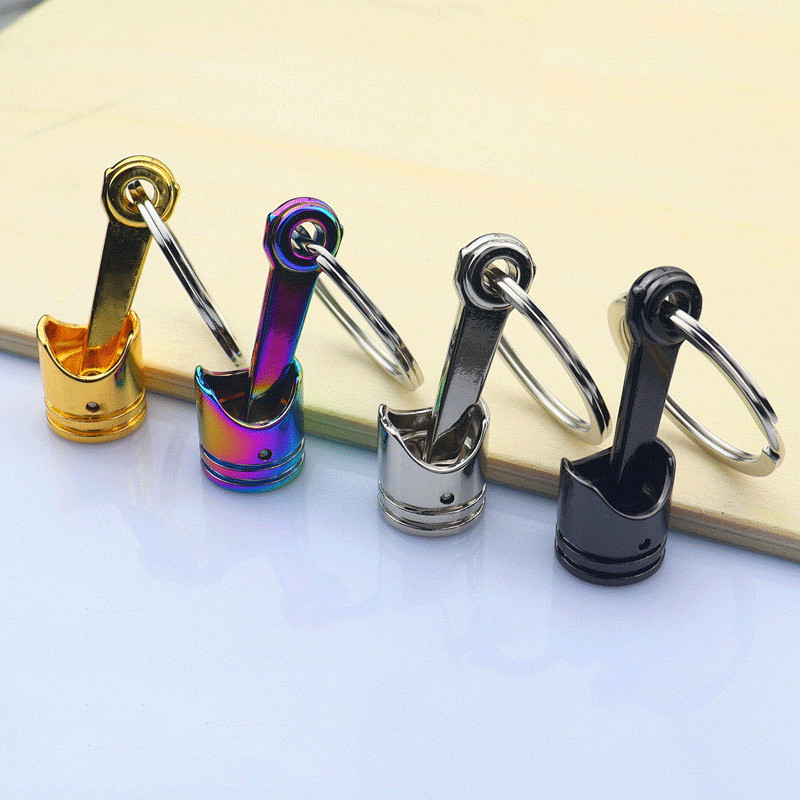 Chaveiro De Pistão De Motor De Automóvel Criativo Multicolor Modelo Metal Para Homens Pingente De Telefone Feminino Acessórios Auto Show Gift