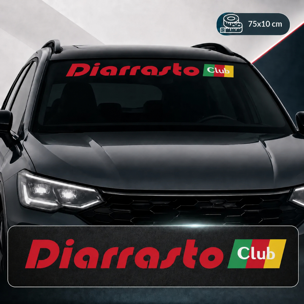 Adesivo Diarrasto Club Tuning Rebaixados Parabrisa Low Car
