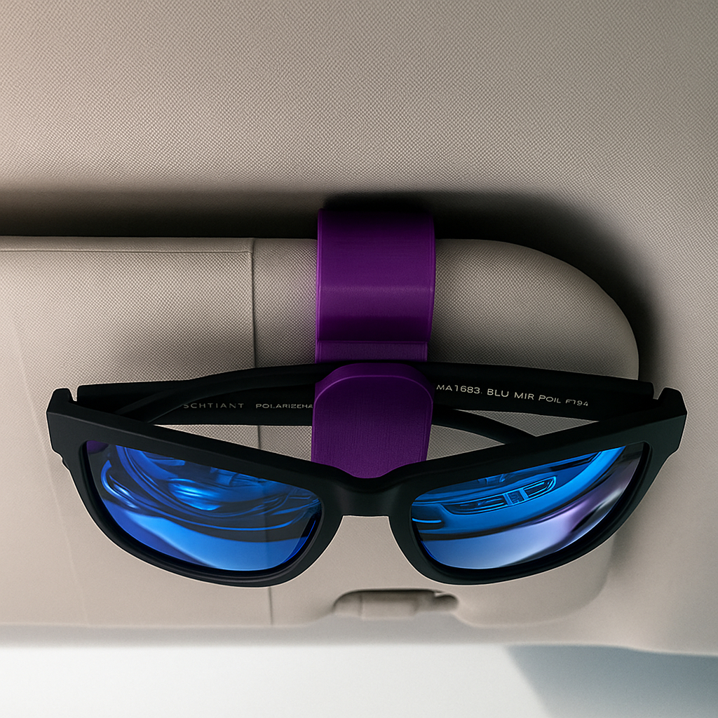 Suporte Oculos Sol Quebra Sol Carro Clip Universal Viseira