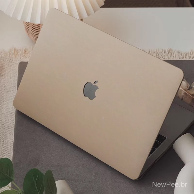 Nova capa protetora cor de café adequada para Macbook Neo A18Pro A3404 2026 Air M5 M4 M3 M2 A3448 Pro 14 polegadas, com