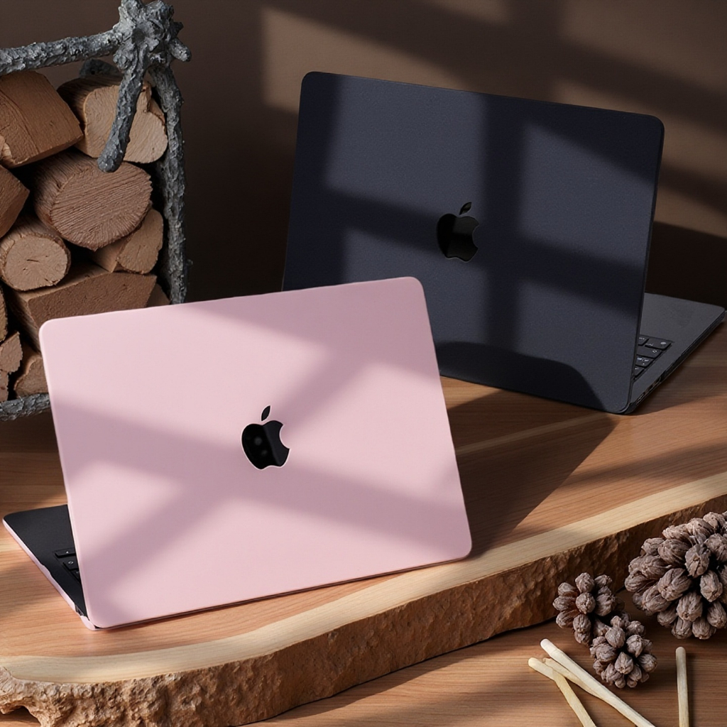 Caso Creamy Pink para Macbook Neo 3404 Air M5 M4 M3 M2 A3448 A3449 A3240 A3113 A2681