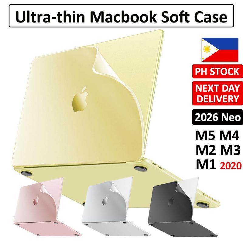 Capa Macia Ultrafina Para MacBook Neo A3404 2026 Air 13 M5 M4 M3 M2 A3240 A3448 A3449 Pro14 Protetora Fosca anti Impress