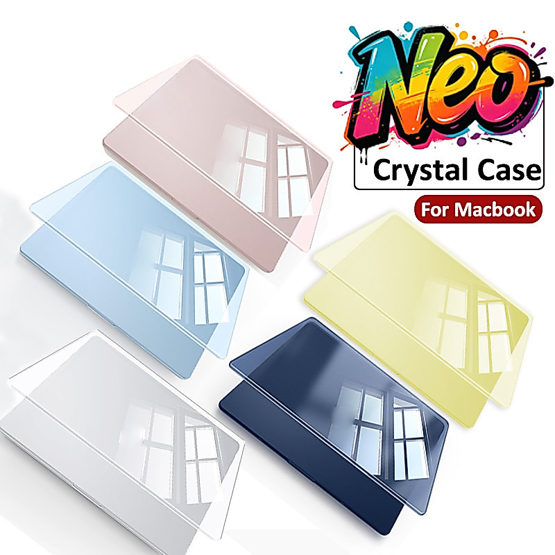 Capa Transparente Brilhante Para Macbook Neo A18Pro 2026 Ar 13.6 M5 M4 A3240 A3449 15 M2 M3 A3448 Céu Azul