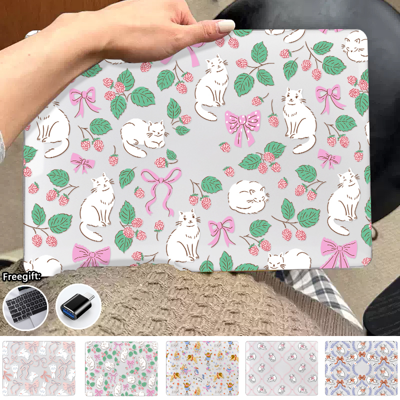Capa De Impressão De Gatos E Arcos Para 2026 Macbook Neo A3404 Air13 