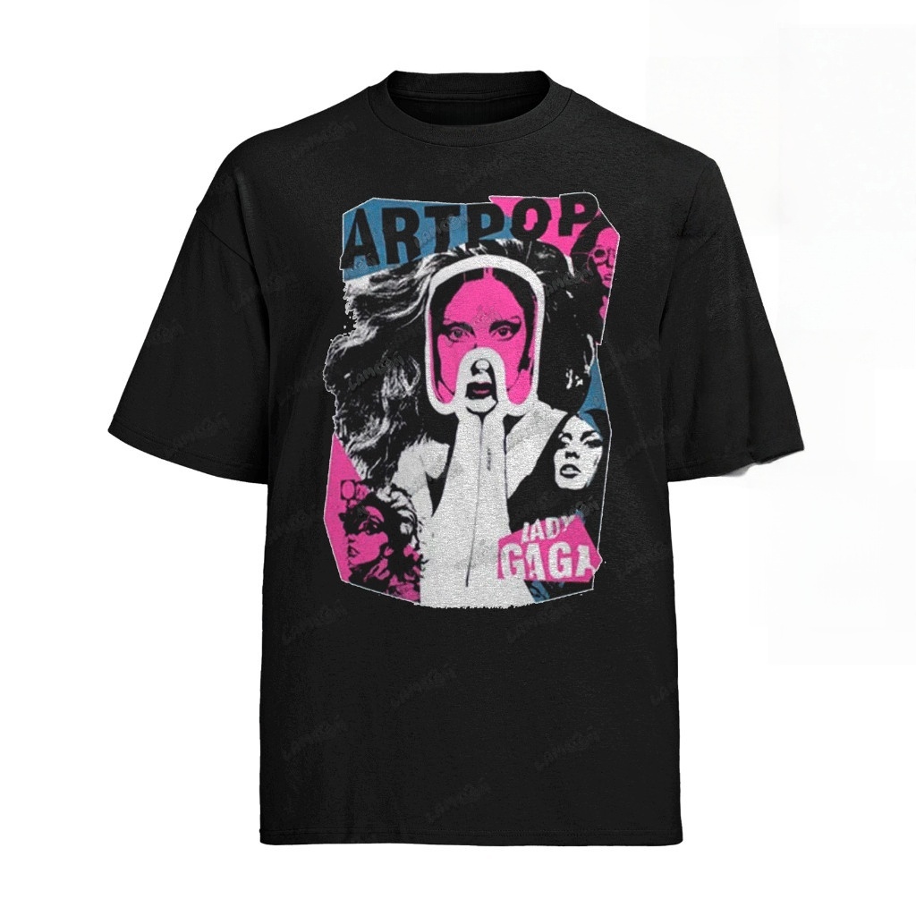 [Camiseta Premium em Algodão Puro]SISI Camiseta Graphic Tee Tshirt Lady Gaga Artpop