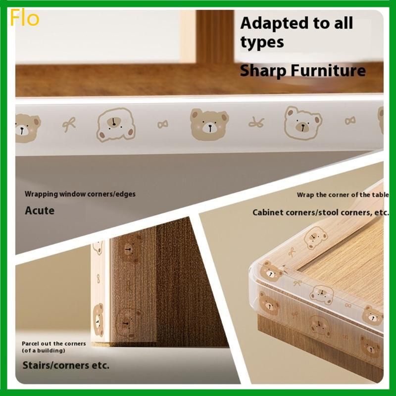 Flo Clear Anti Bumper Pad Acrílico Backing Edges Cover Para Uso Doméstico