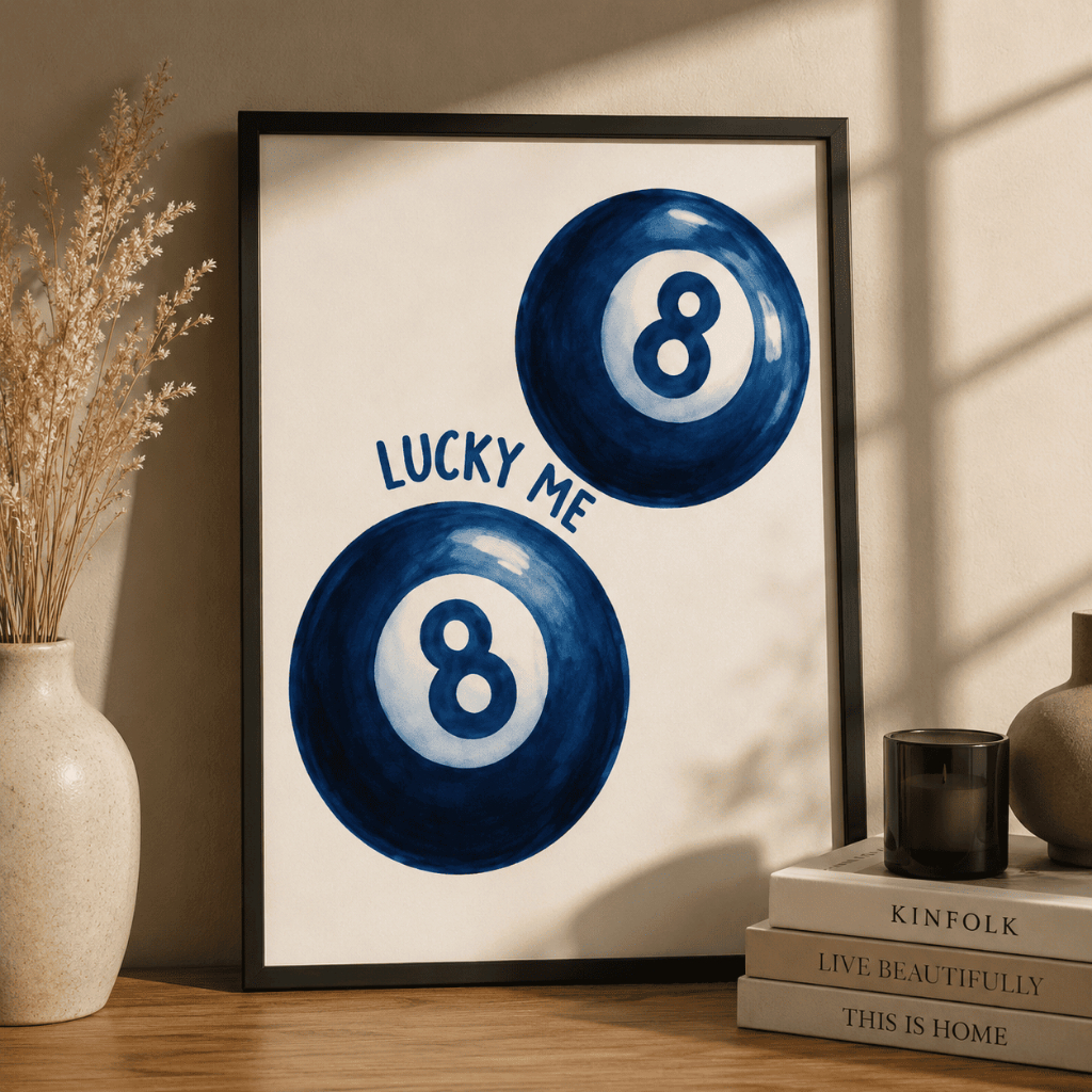 Quadro Decorativo MDF Abstrato Moderno Luxo Lucky Me para Sala Quarto Escritório Decoração Minimalista