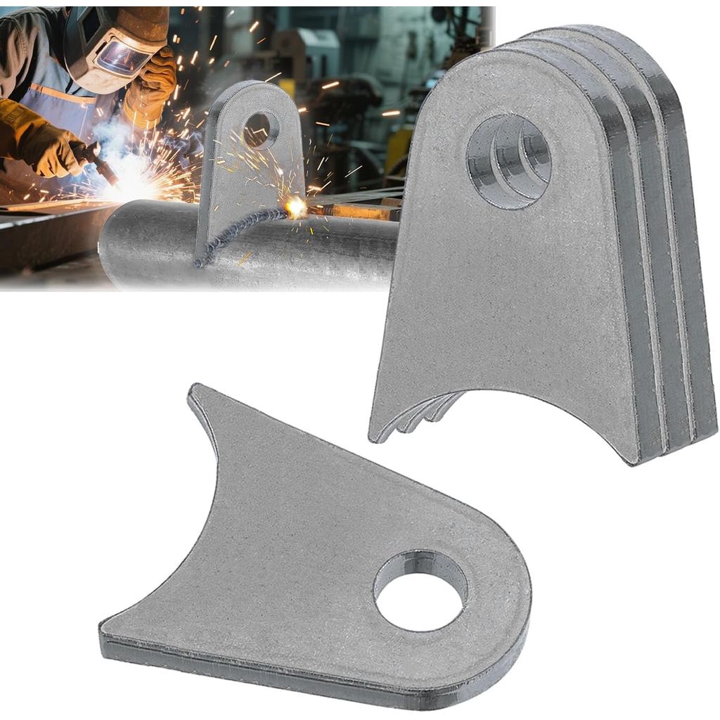 Weld on Tabs, Steel Shock mounts, Universal Weld on Tabs Axle Mount with a 1/2