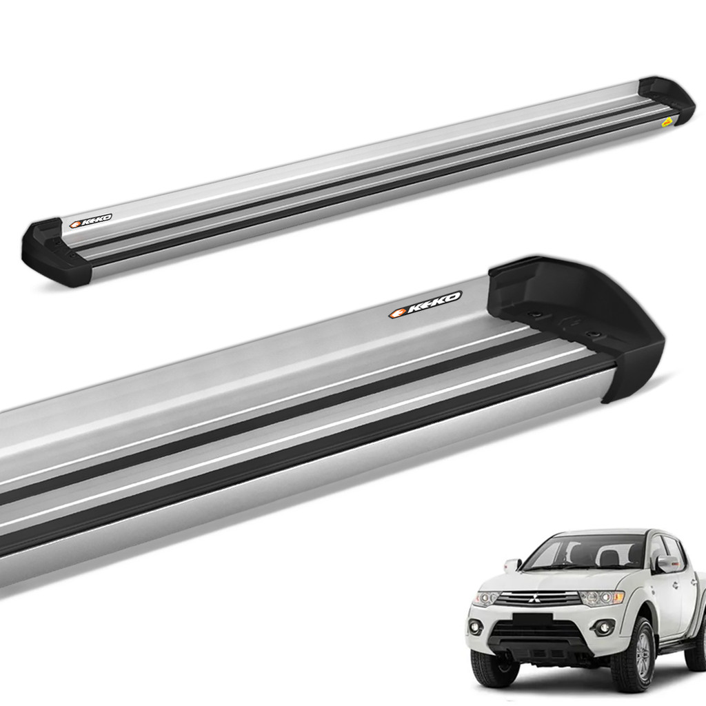 Estribo Lateral L200 Triton 2008 a 2018 K1 Aluminio Prata Keko