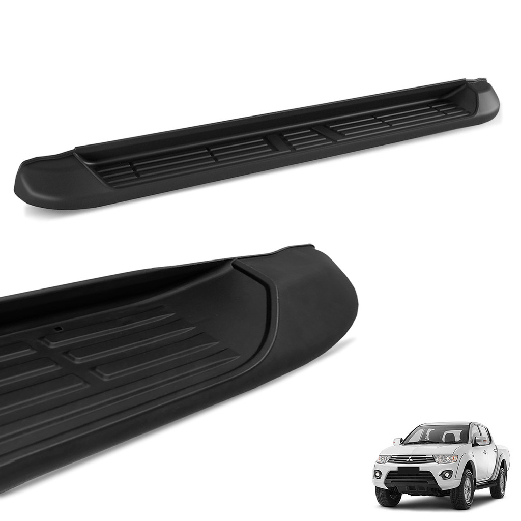 Estribo Lateral L200 Triton 2008 a 2018 Preto Injetado Original Bepo