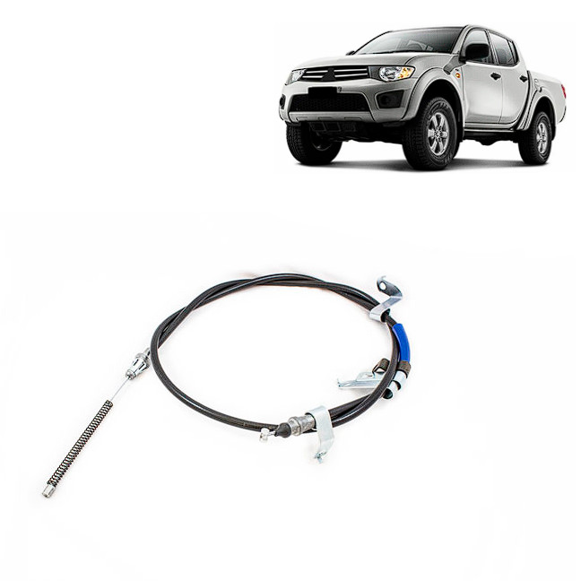 Cabo Freio de mão Traseiro Esquerdo Compatível Mitsubishi L200 Triton ano 2007 2008 2009 2010 a 2018