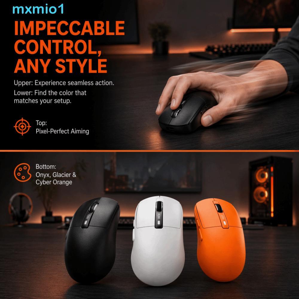 Mouse Sem Fio , Ergonômico Para Jogos Com Display Digital Bluetooth Recarregável De 12000 DPI 2.4G