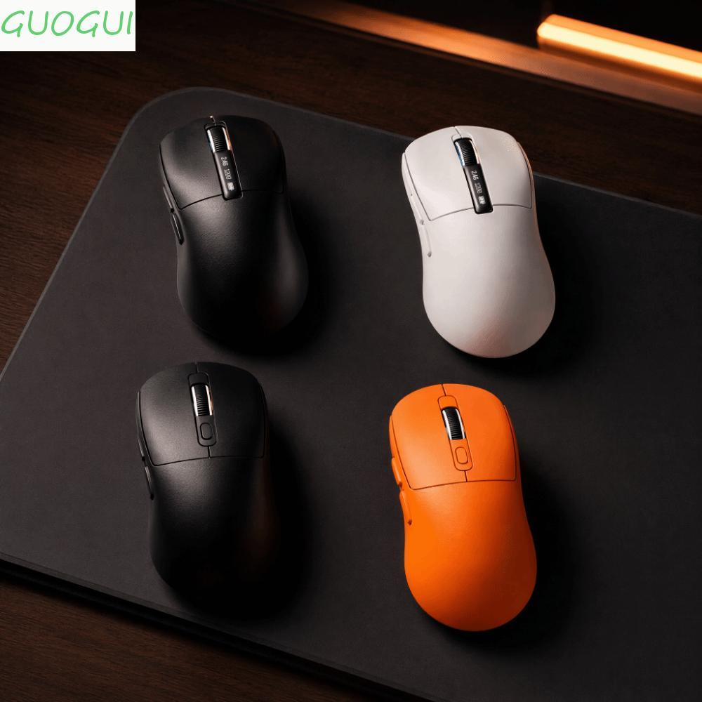 Mouse Sem Fio GUOGUI , Ergonômico Para Jogos Com Display Digital Bluetooth 2.4G De Energia Recarregável