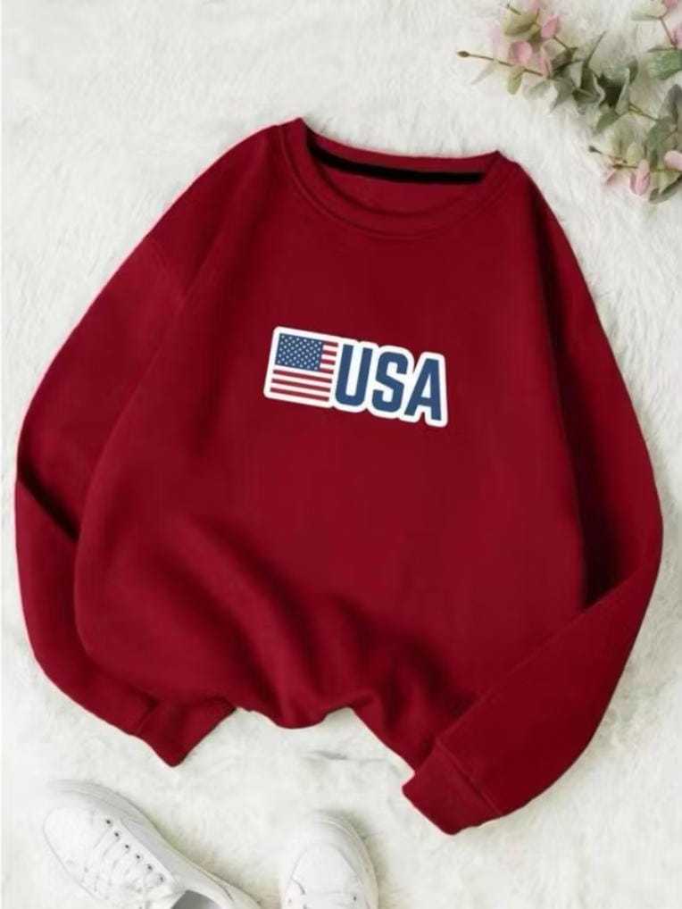 Moletom Unissex Estampa EUA Cores Diversas E Conforto Garantido