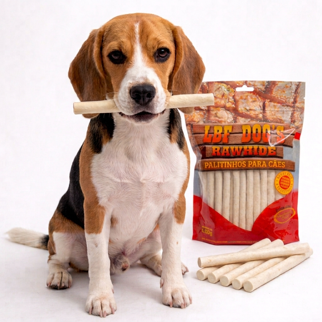 Petisco para Cachorro Palito Tamanho 5-10 Pacote c/1kg Direto de Fábrica