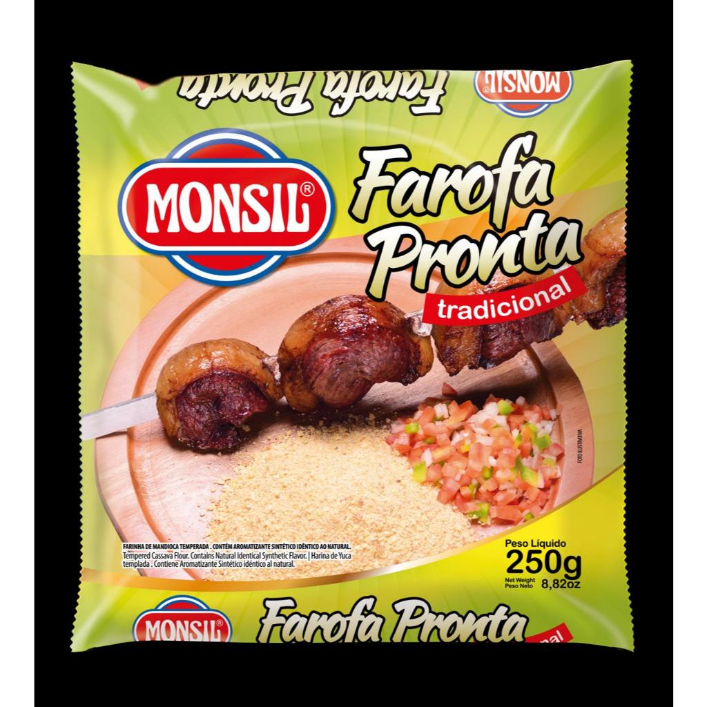 kit Farofa Pronta Sabor Tradicional Monsil 3