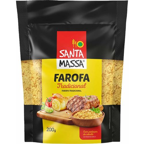 Farofa Mandioca Tradicional 200g Crocante Saborosa