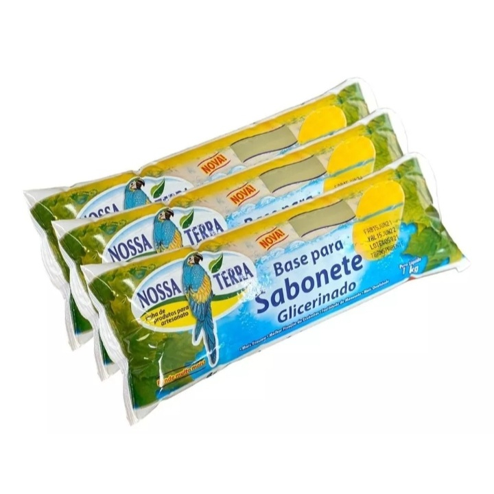2-BASE GLICERINADA PARA SABONETE NOSSA TERRA TRANSPARENTE